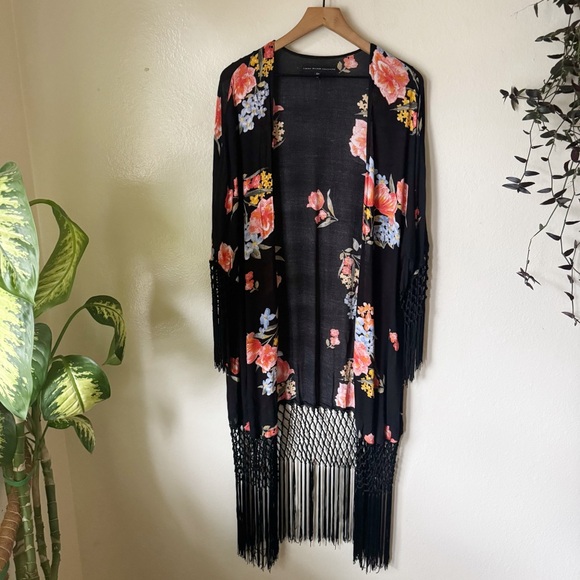 torrid Tops - Torrid | Insider Floral Fringe Kimono